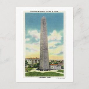 Aussicht auf das Monument Nr. 2 des Bunker Hill Postkarte