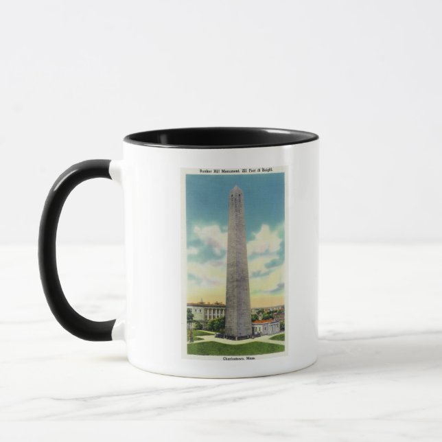 Aussicht auf das Monument Nr. 2 des Bunker Hill Tasse (Links)