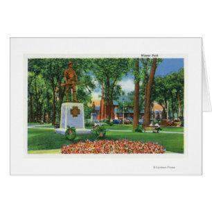 Aussicht auf das Monument Wisner Park