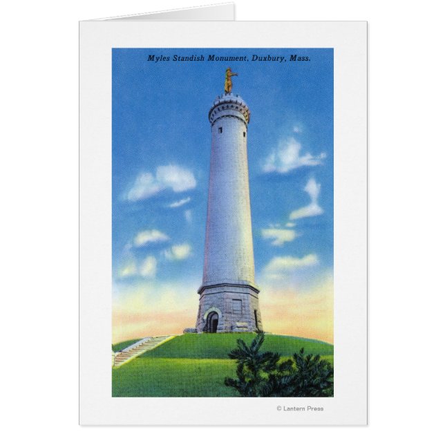 Aussicht auf das Myles Standish Monument (Vorne)