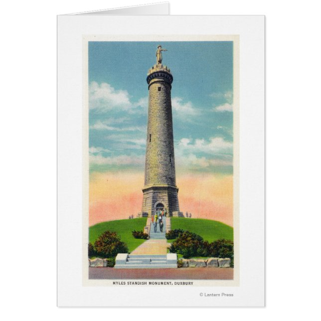 Aussicht auf das Myles Standish Monument # 2 (Vorne)