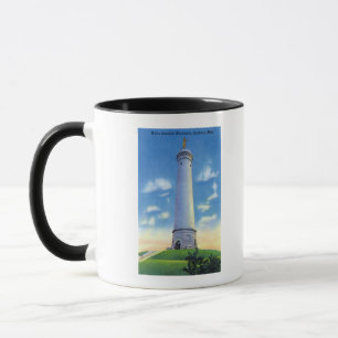 Aussicht auf das Myles Standish Monument Tasse