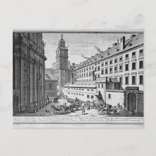 Aussicht auf das neue Observatorium im Jesuit Postkarte (Vorderseite)