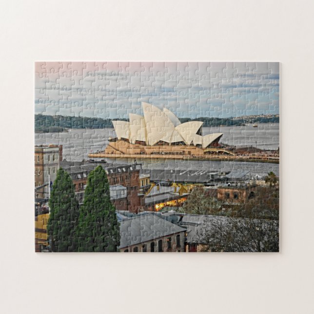 Aussicht auf das Opernhaus Sydney - 11x14 - 252 St Puzzle (Horizontal)