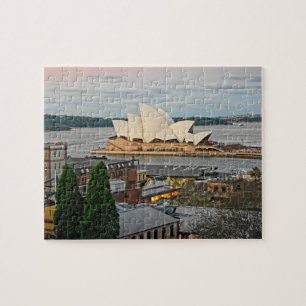 Aussicht auf das Opernhaus Sydney - 8x10 - 110 Stk Puzzle
