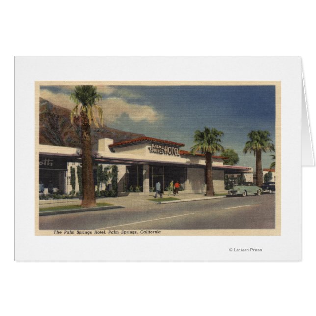 Aussicht auf das Palm Springs Hotel (Vorderseite (Horizontal))