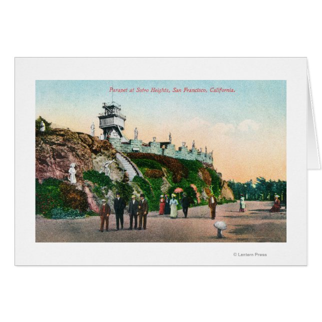 Aussicht auf das Parapet auf den Sutro-Höhen # 2 (Vorderseite (Horizontal))