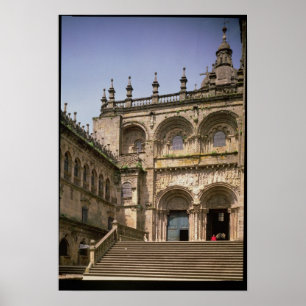 Aussicht auf das Portal des südlichen Querschiffs, Poster