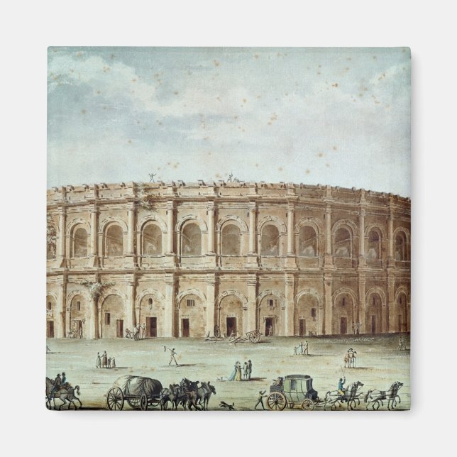 Aussicht auf das römische Amphitheater Magnet (Vorne)