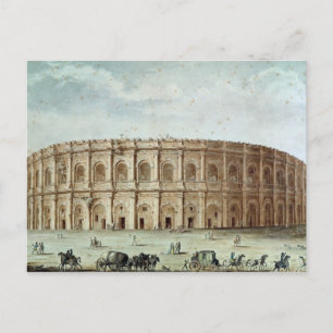 Aussicht auf das römische Amphitheater Postkarte