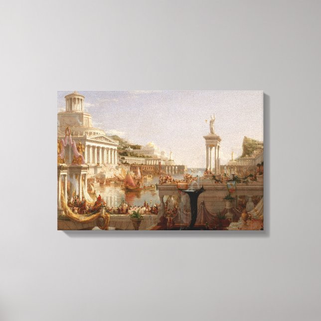 Aussicht auf das Römische Reich (Konsummation of E Leinwanddruck (Vorderseite)