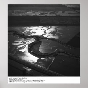 Aussicht auf das Sacramento-Tal von Ansel Adams Poster