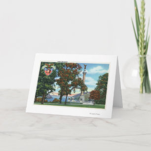 Aussicht auf das Schlachtdenkmal Karte