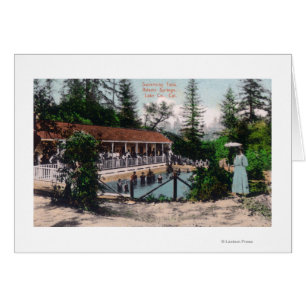 Aussicht auf das SchwimmbadAdams Springs, CA