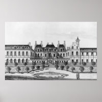 Aussicht auf das Soissons Hotel in Paris
