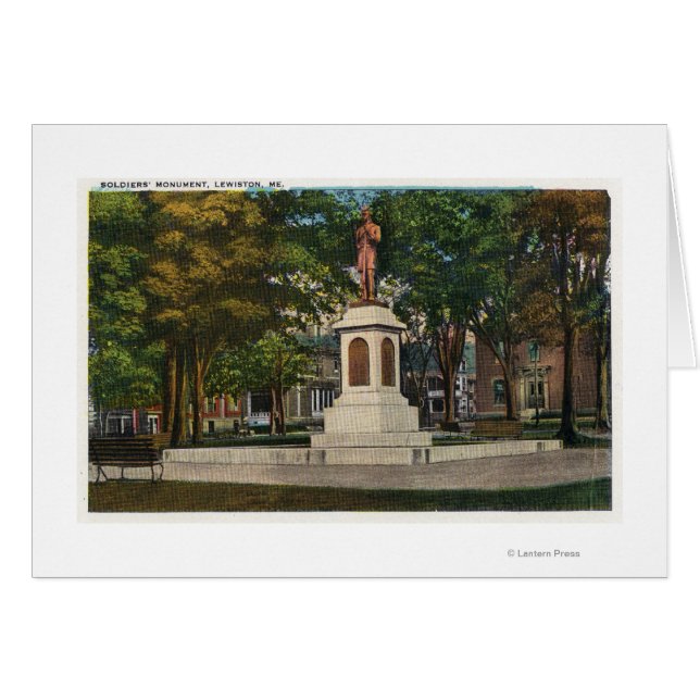 Aussicht auf das Soldaten-Denkmal (Vorderseite (Horizontal))