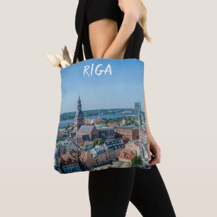 Aussicht auf das Stadtzentrum von Riga von oben