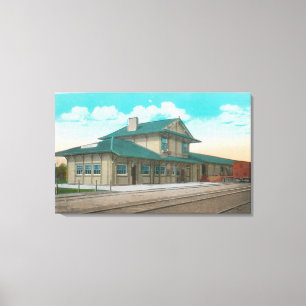 Aussicht auf das Südpazifiklager Santa Rosa, CA Leinwanddruck