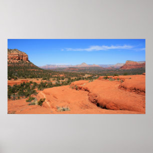 Aussicht auf das Tal von Sedona Poster