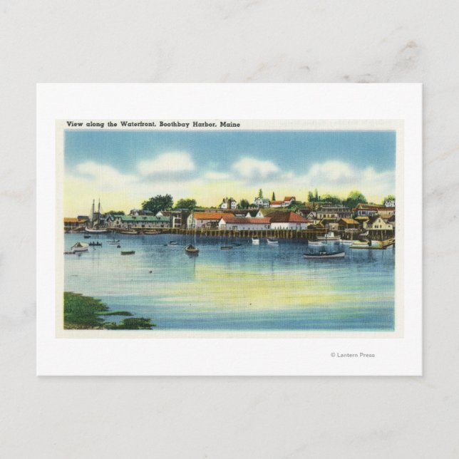 Aussicht auf das Wasser Postkarte (Vorderseite)
