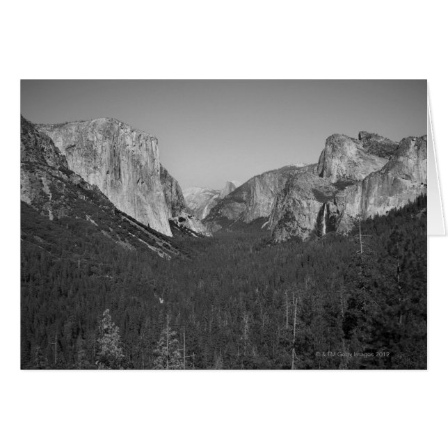 Aussicht auf das Yosemite-Tal in Yosemite (Vorderseite (Horizontal))
