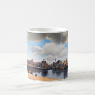 Aussicht auf Delft, Johannes Vermeer, 1659-1660 Kaffeetasse
