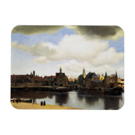 Aussicht auf Delft von Johannes Vermeer Magnet