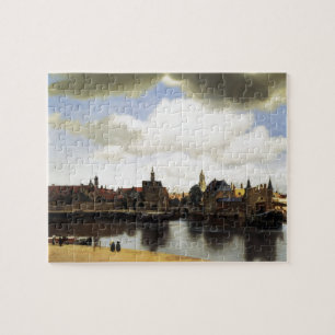 Aussicht auf Delft von Johannes Vermeer Puzzle