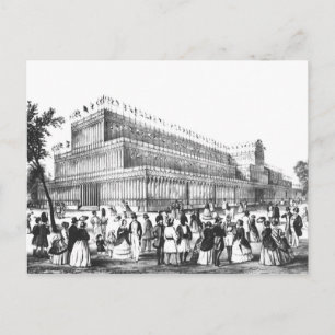 Aussicht auf den Außen des Kristall Palace Postkarte