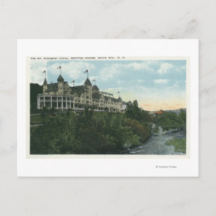 Aussicht auf den Berg Angenehmes Hotel # 2 Postkarte