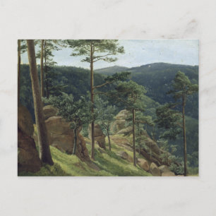 Aussicht auf den Berg Brocken, 1829 Postkarte