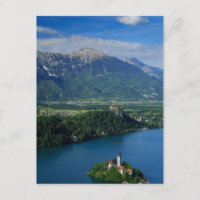 Aussicht auf den Bled-See von Mala Osojnica