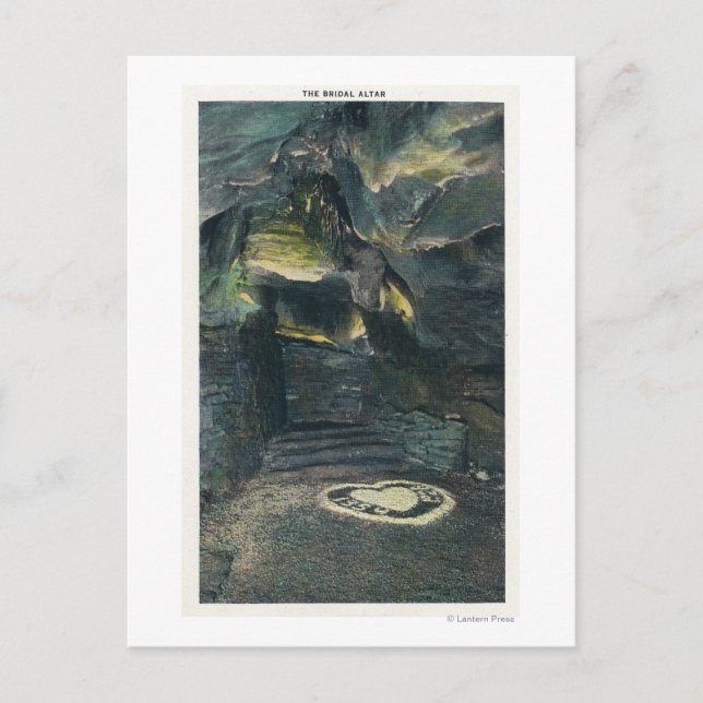 Aussicht auf den Bridal Altar Postkarte (Vorderseite)