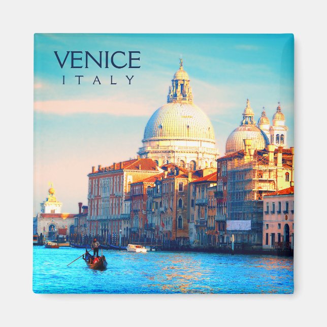 Aussicht auf den Canale Grande - Venedig, Italien Magnet (Vorne)