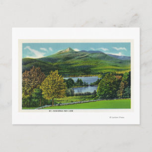 Aussicht auf den Chocorua und den See Postkarte