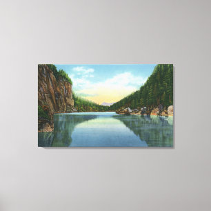 Aussicht auf den Coldensee von der Avalanche Leinwanddruck