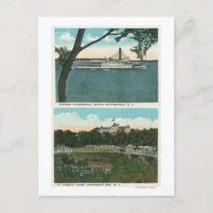 Aussicht auf den Dampfgarer und den Ausfahrschasm  Postkarte