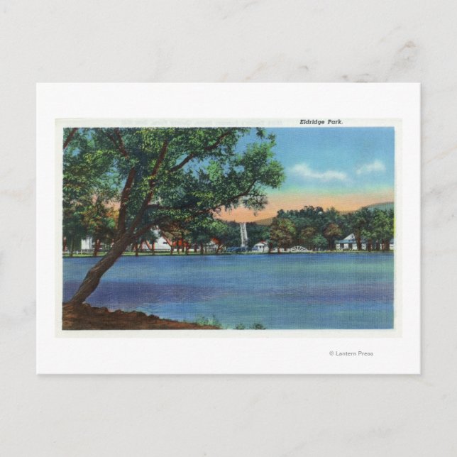 Aussicht auf den Eldridge Park Postkarte (Vorderseite)
