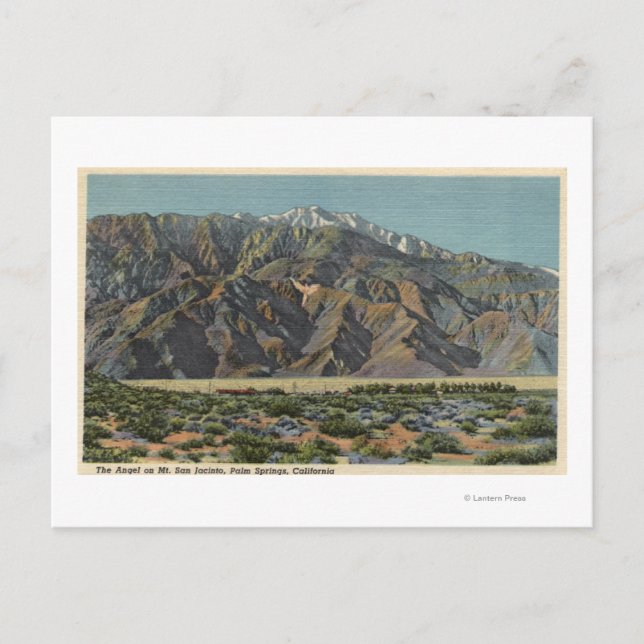 Aussicht auf den Engel auf dem Berg San Jacinto Postkarte (Vorderseite)