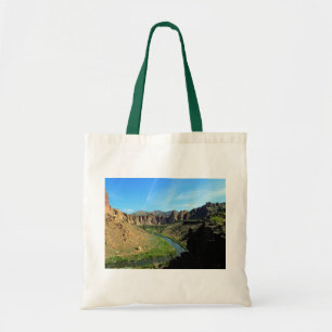 Aussicht auf den Fluss Crooked, Oregon Tragetasche