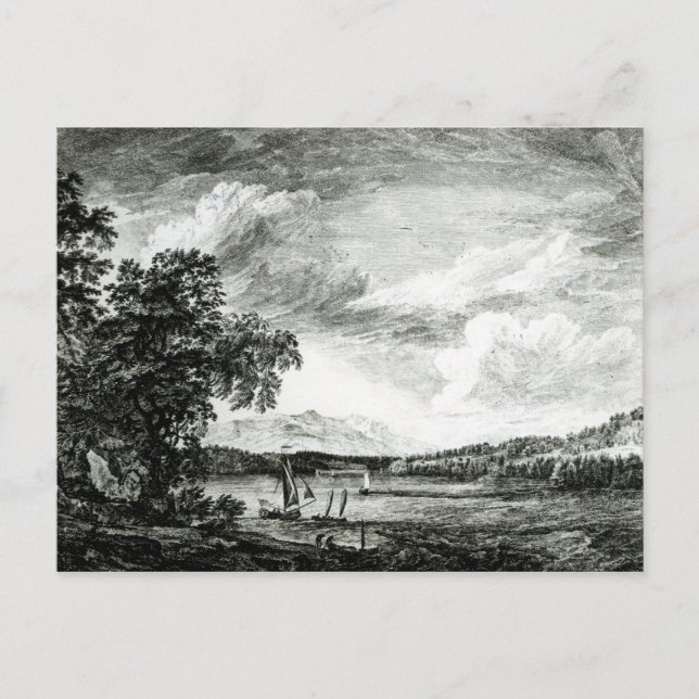 Aussicht auf den Fluss Hudson von Pakepsey Postkarte (Vorderseite)
