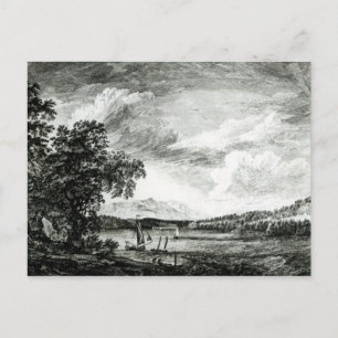 Aussicht auf den Fluss Hudson von Pakepsey Postkarte