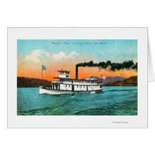 Aussicht auf den Flyer von Dampfbad am See