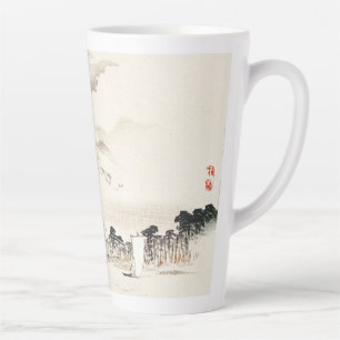 Aussicht auf den Fuji durch Kōno Bairei Milchtasse