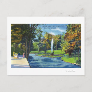 Aussicht auf den Geyser Park Postkarte