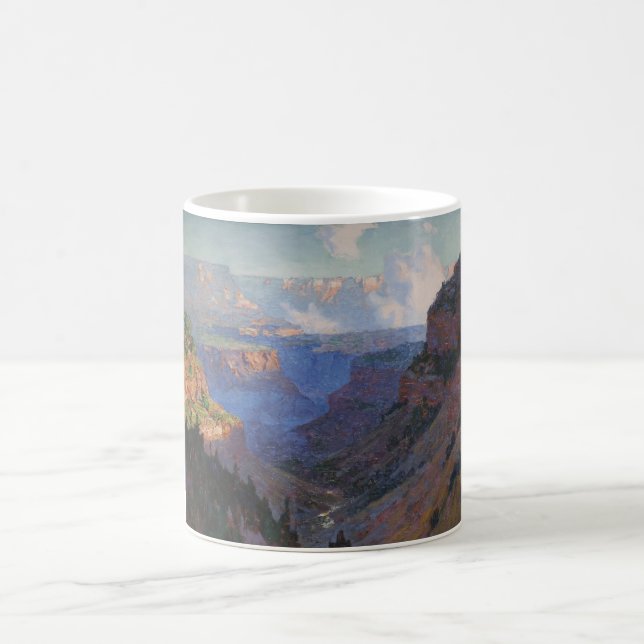 Aussicht auf den Grand Canyon (von E.H. Potthast) Kaffeetasse (Mittel)