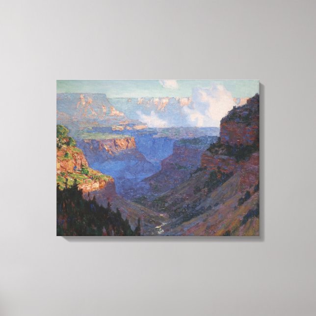 Aussicht auf den Grand Canyon (von E.H. Potthast) Leinwanddruck (Vorderseite)