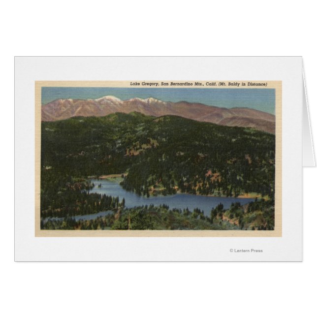 Aussicht auf den Gregory-See und San Bernardino (Vorderseite (Horizontal))