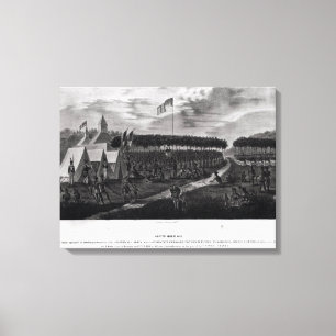 Aussicht auf den Großen Vertrag in Prairie du Leinwanddruck