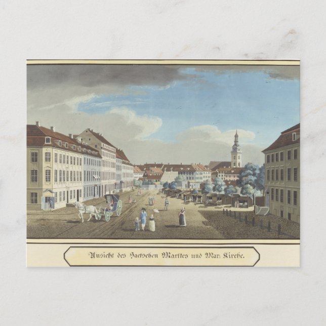 Aussicht auf den Hackeschen Markt Postkarte (Vorderseite)